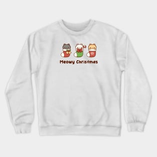 "Meowy Christmas" | Holiday Crewneck Sweatshirt